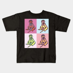 Meerkat Pop Art Style Kids T-Shirt